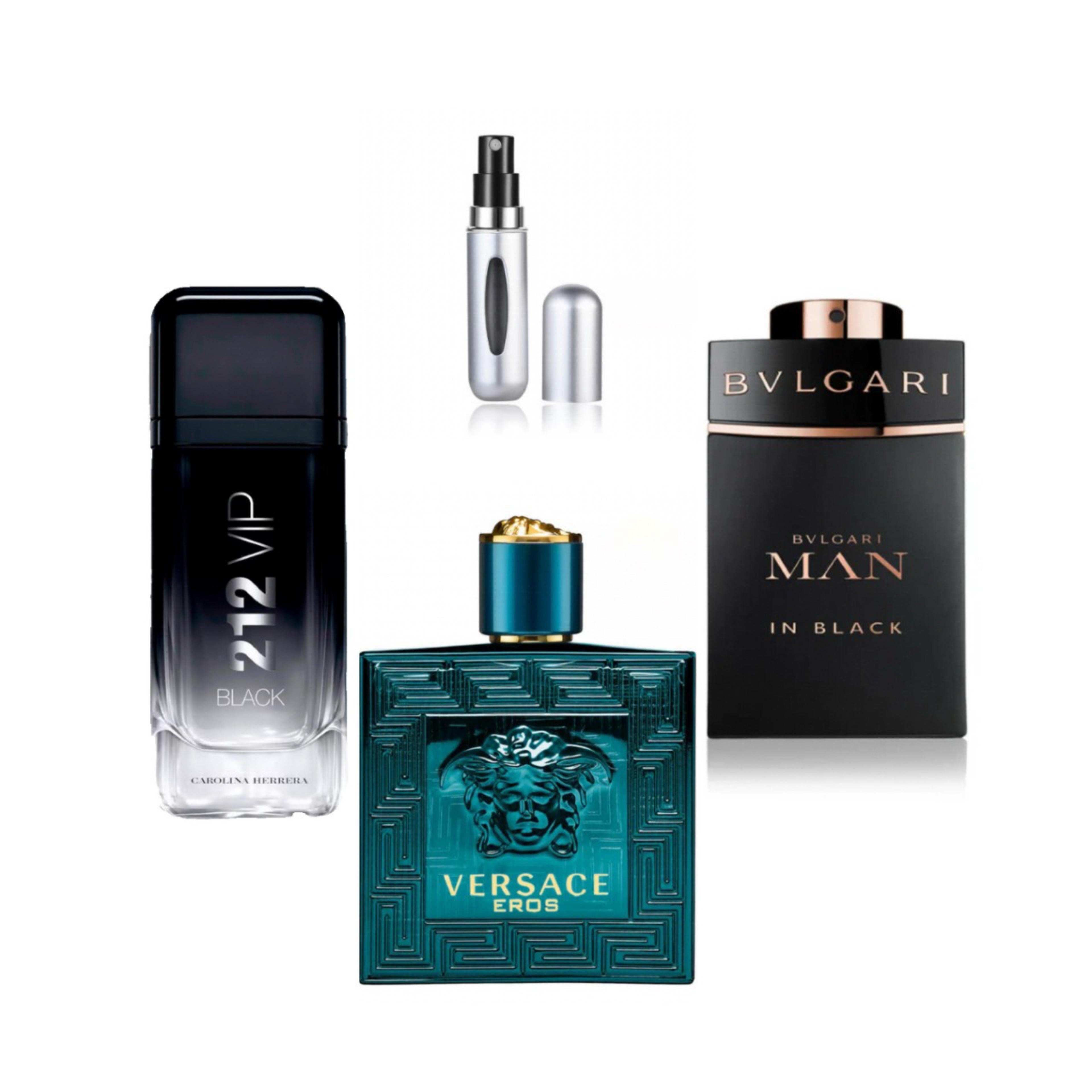 212 Vip Black, Man in Black, Eros + Perfumero.