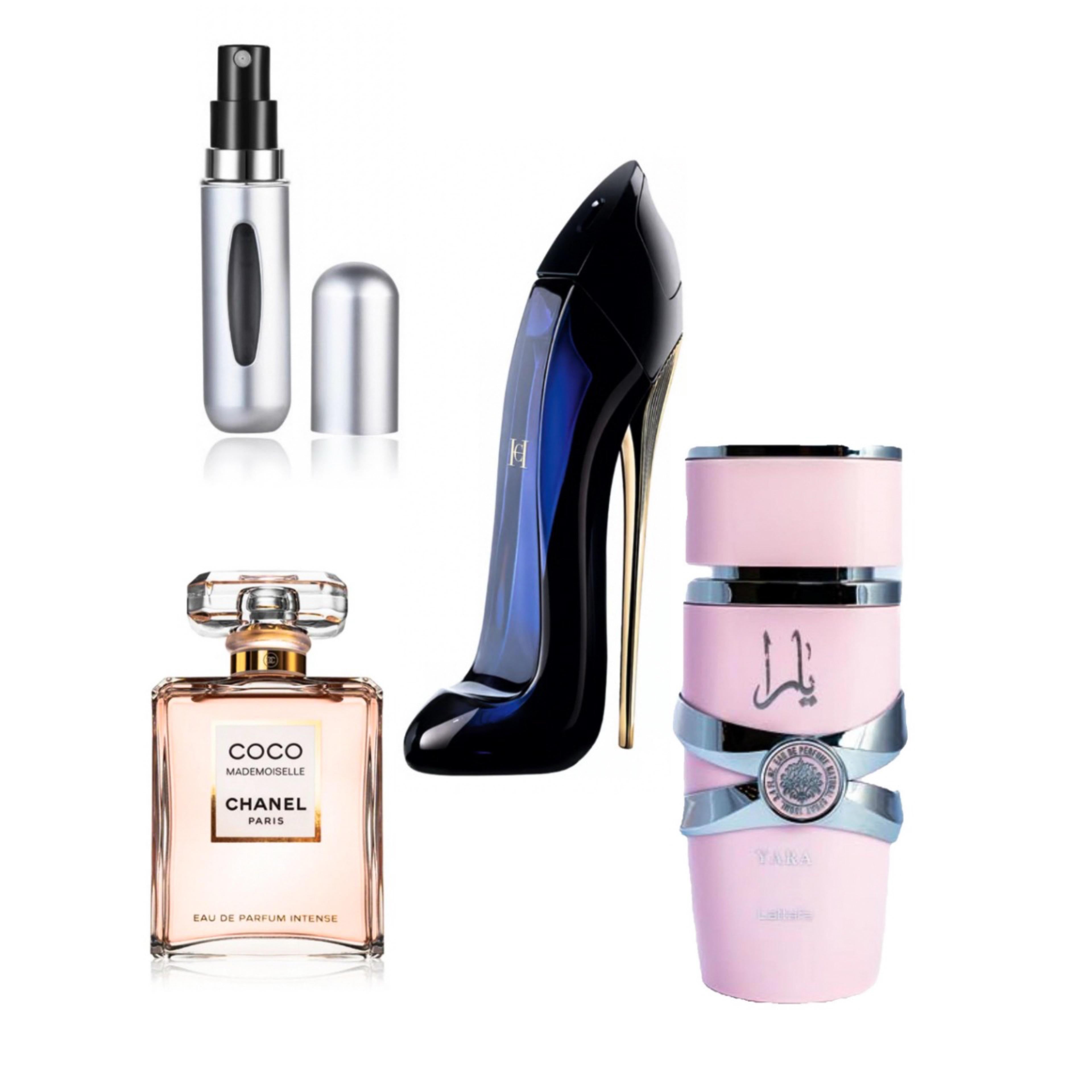 Good girl+yara+coco Chanel+perfumero
